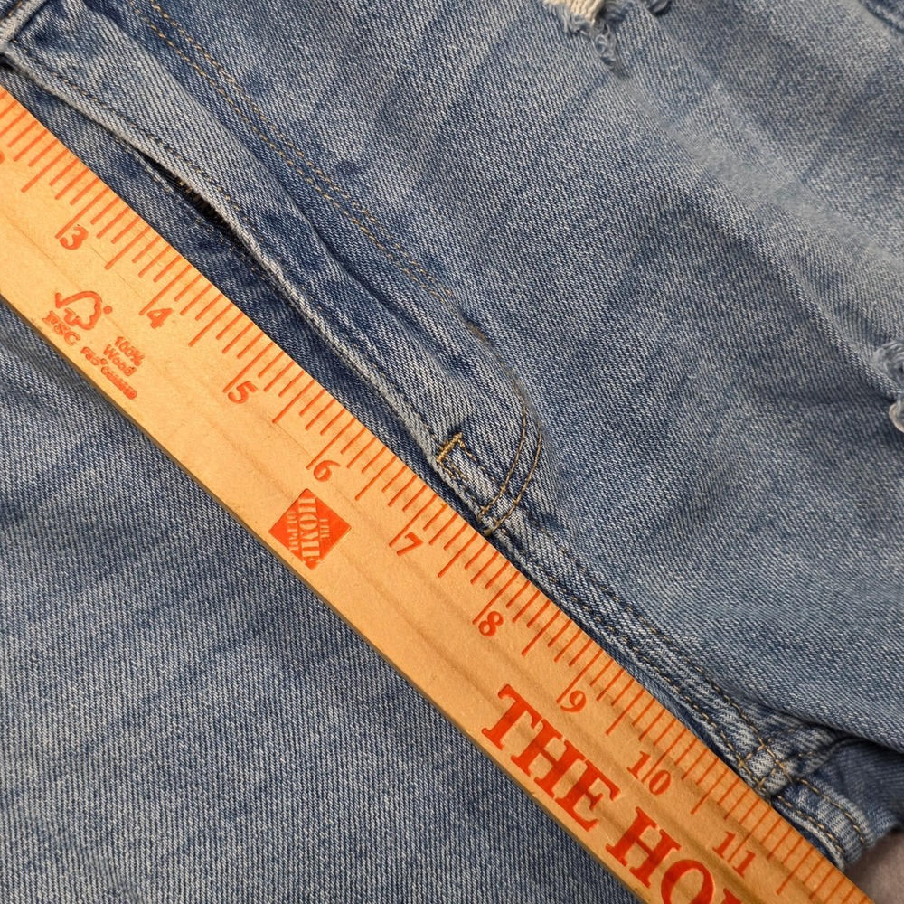 Hollister Ultra High-Rise Dad Jean - Vintage Stretch - Med Wash - Size 00R - Picture 6 of 7